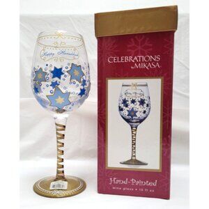 Celebrations by Mikasa Hand-Painted Festival of Lights 15 oz Wine Glass #5071304